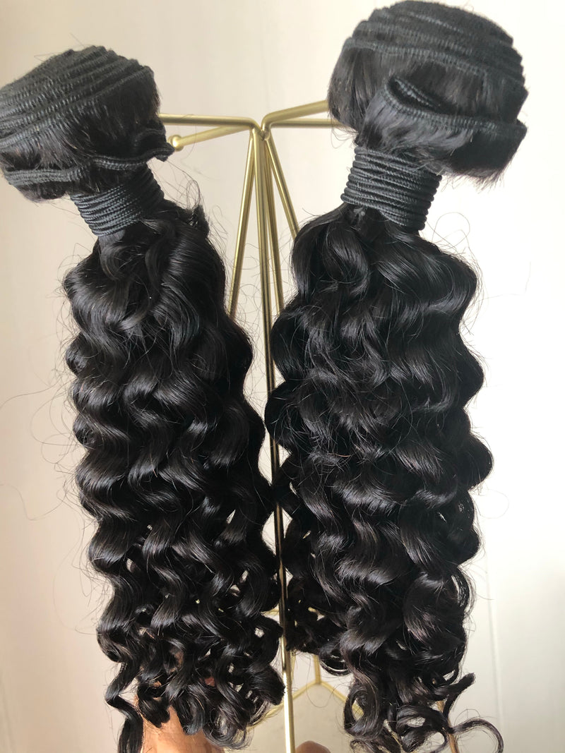 Italy curly mink bundles